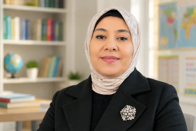 Azizbekning onasi ExamHubdagi ta’lim haqida gapirmoqda